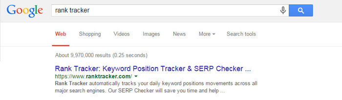 SERP item